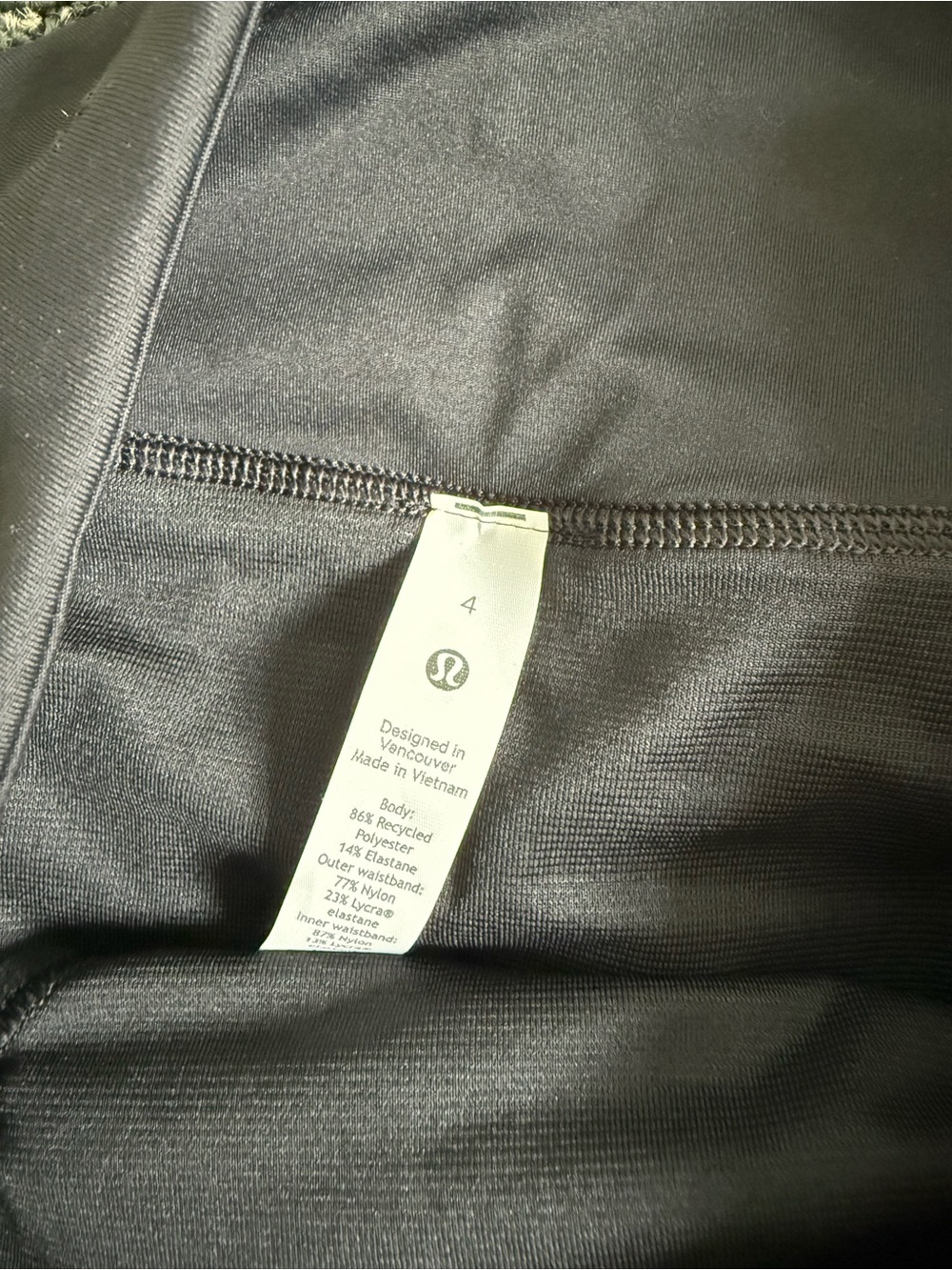 Lululemon Speed Up High-Rise Lined Shorts 6" black size 4 NWT - Picture 6 of 7